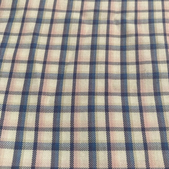 Ermenegildo Zegna Mens Long Sleeve Button Down Shirt Small S Multicolor Checks - Picture 4 of 5